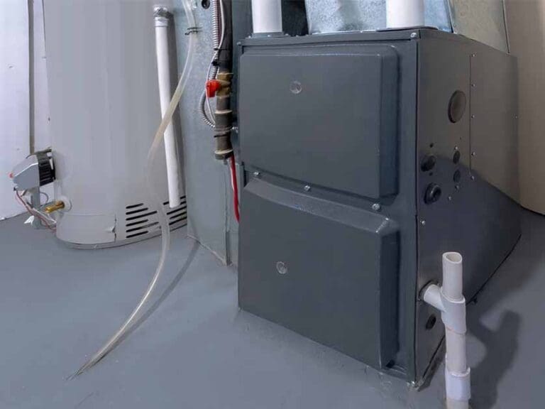 A new furnace that has just been installed