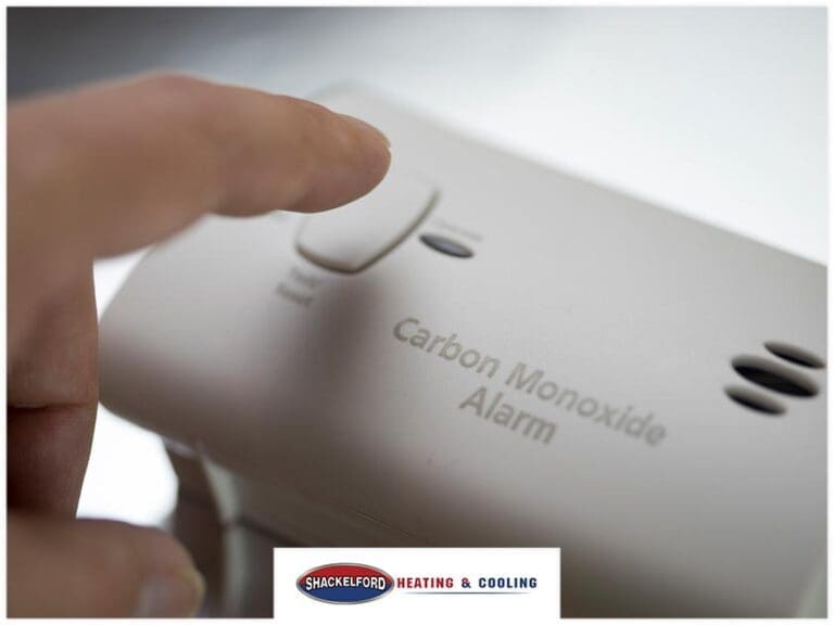 A carbon monoxide alarm