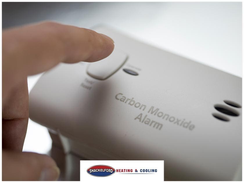 A carbon monoxide alarm
