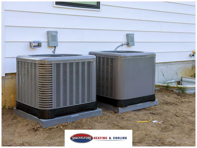 New AC units outside of a home
